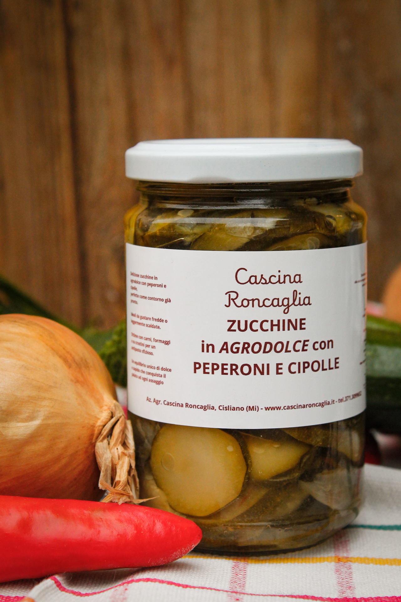 Zucchine in Agrodolce con Peperoni e Cipolle